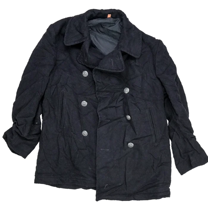 US Navy Wool Pea Coat - 40S, Medium - US Navy Surplus - Great Coats