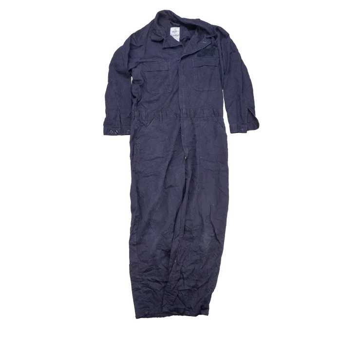 USGI Blue Utility Coveralls - 46R, XLarge - US Army Surplus - Overalls