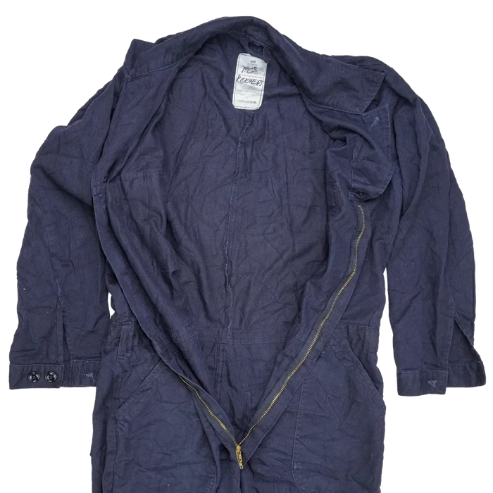 USGI Blue Utility Coveralls - 46R, XLarge - US Army Surplus - Overalls