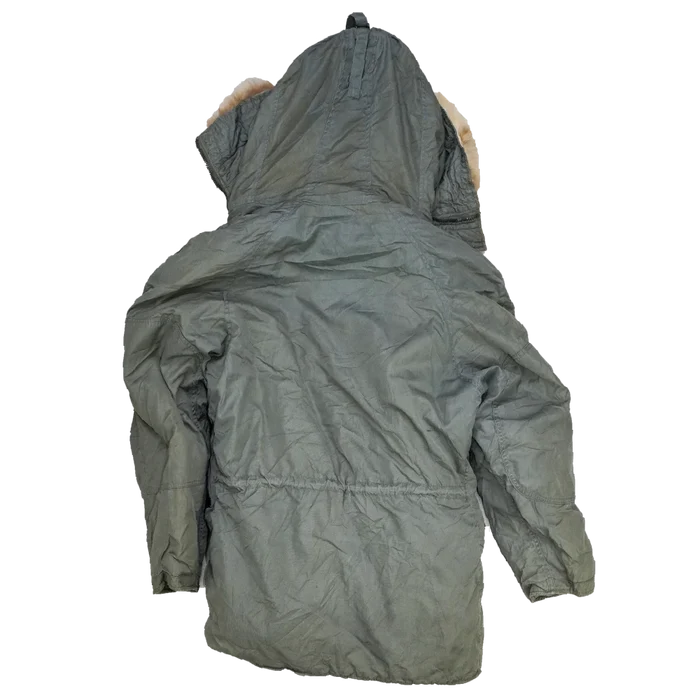 USGI N-3B Cold Weather Parka with Fur Trim Hood - Small - US Army Surplus - Parkas