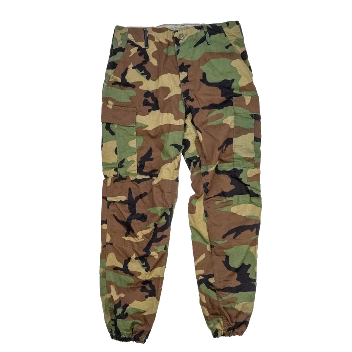 USGI Woodland BDU Trousers - Medium Long - US Army Surplus - Combat Trousers