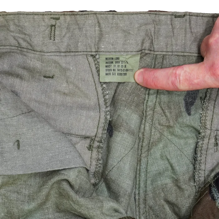 USGI Woodland BDU Trousers - Medium Long - US Army Surplus - Combat Trousers