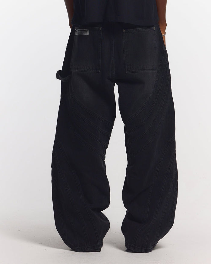 V1 MAZE PANTS BLACK DENIM - COLD CULTURE
