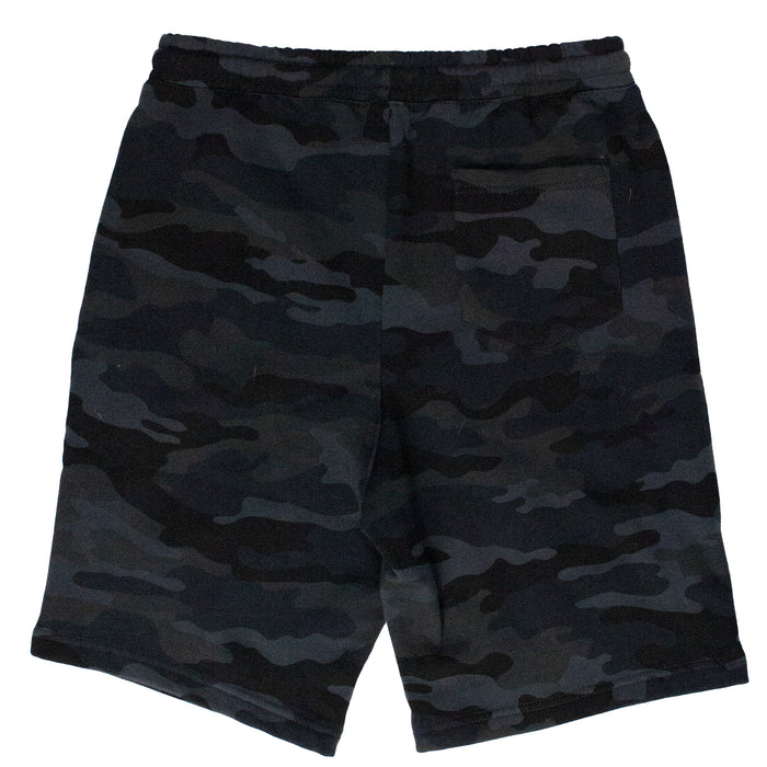 Valid Classic Logo Camo Black Shorts