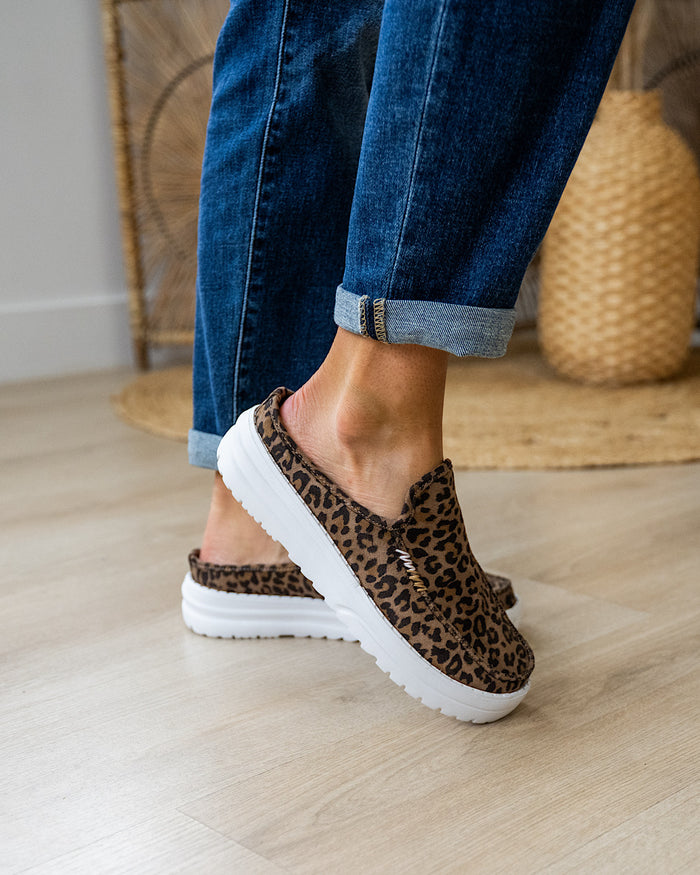 Very G Brisas Slip On Sneakers - Color Options Available! Very G Tan Leopard