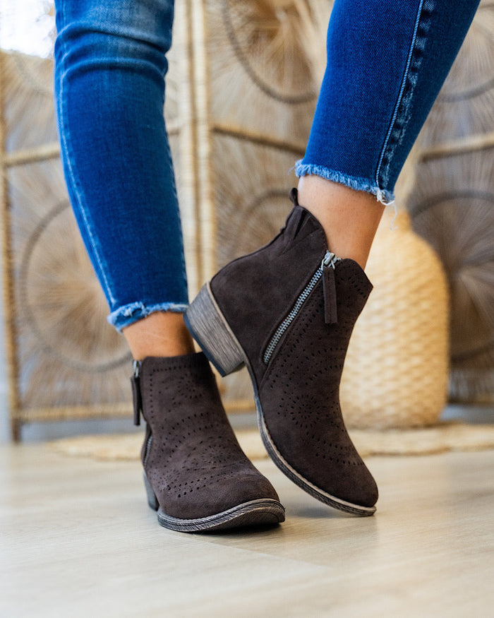 Very G Lisette 2 Bootie - Chocolate FINAL SALE Very G