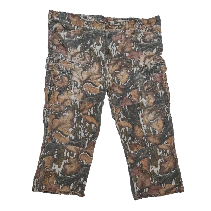 Vintage Mossy Oak Camo Field Trousers - 3XLarge - Army & Outdoors - Work Trousers