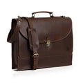 Walker Buffalo Lawyer Leather Briefcase