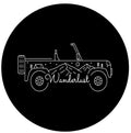 Wanderlust in The Mountains Spare Tire Cover