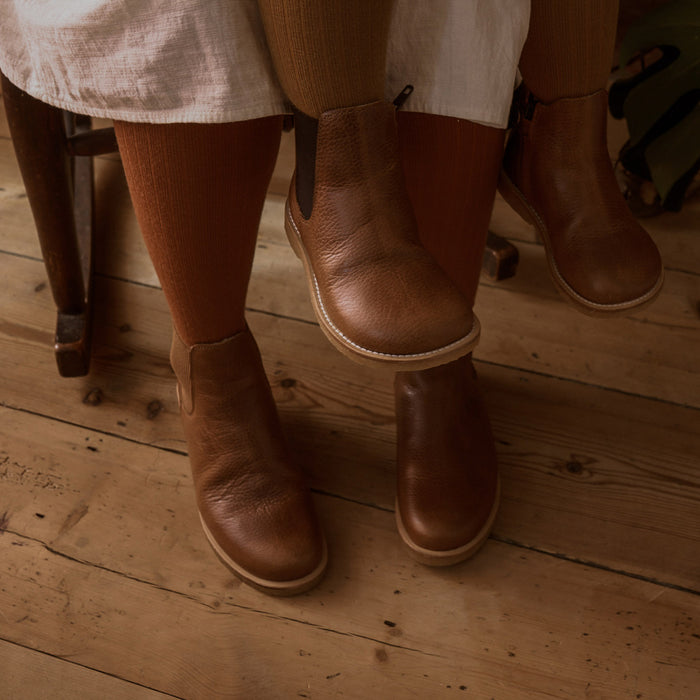 Weaver Adults Knee High Socks - Wool - Rust