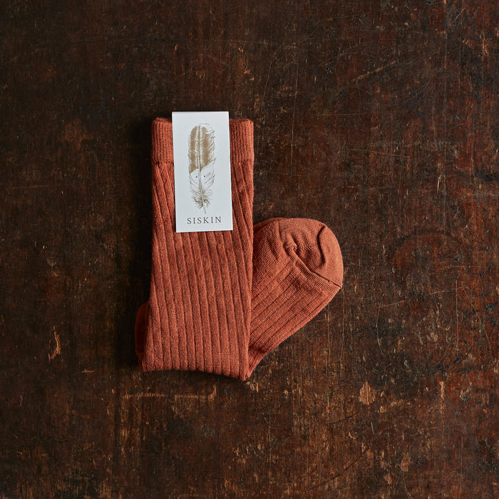 Weaver Baby & Kids Knee High Socks - Wool - Rust