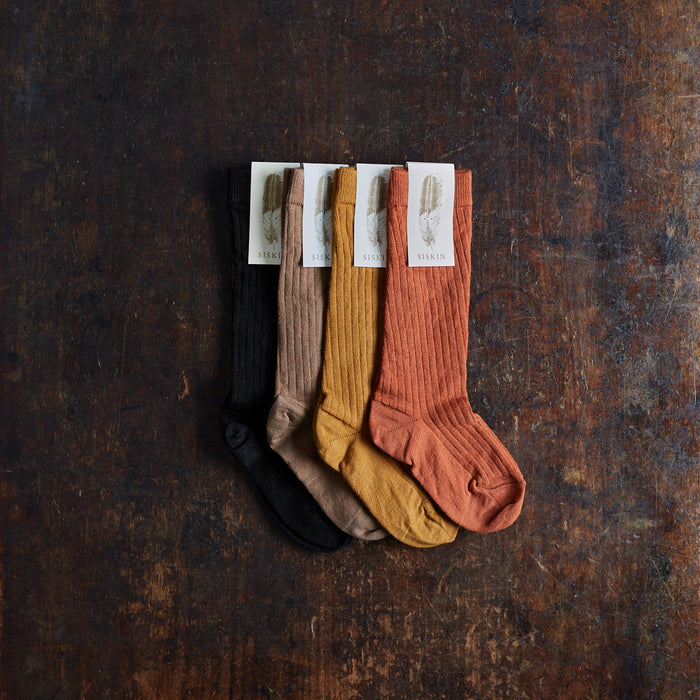Weaver Baby & Kids Knee High Socks - Wool - Rust