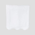 White Scalloped Edge Bath Towel