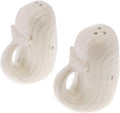 White Standing Up Whale Salt and Pepper Shaker