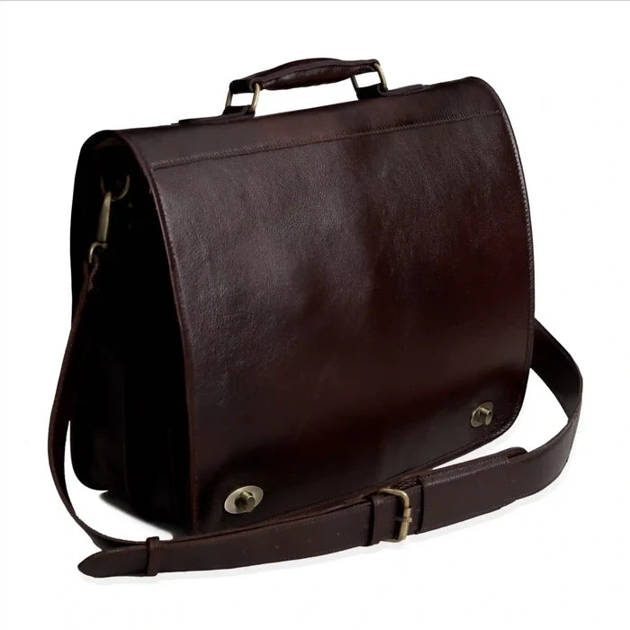 Wine Italy Lawyer Leather Briefcase Bag