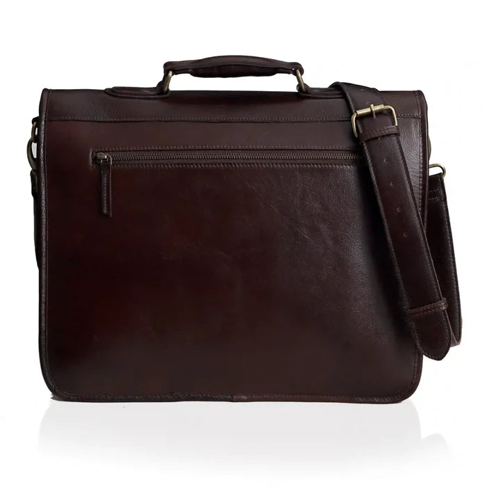 Wine Italy Lawyer Leather Briefcase Bag