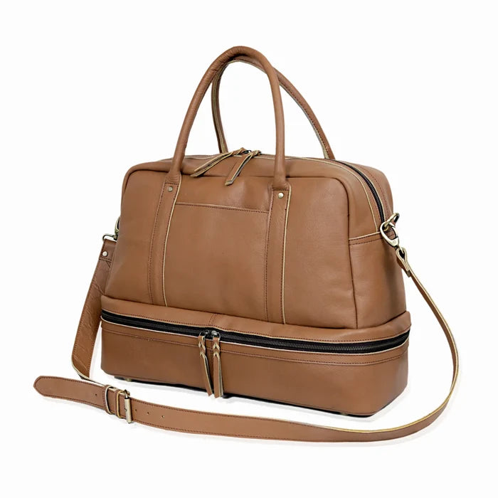WOMEN STYLO DUFFEL - TAN