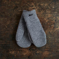 Women's Merino Wool Fleece Mittens - Slate