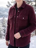 Women's Sherpa Button Up Jacket