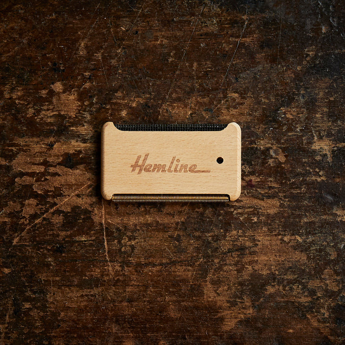 Wooden Fabric & Wool Comb