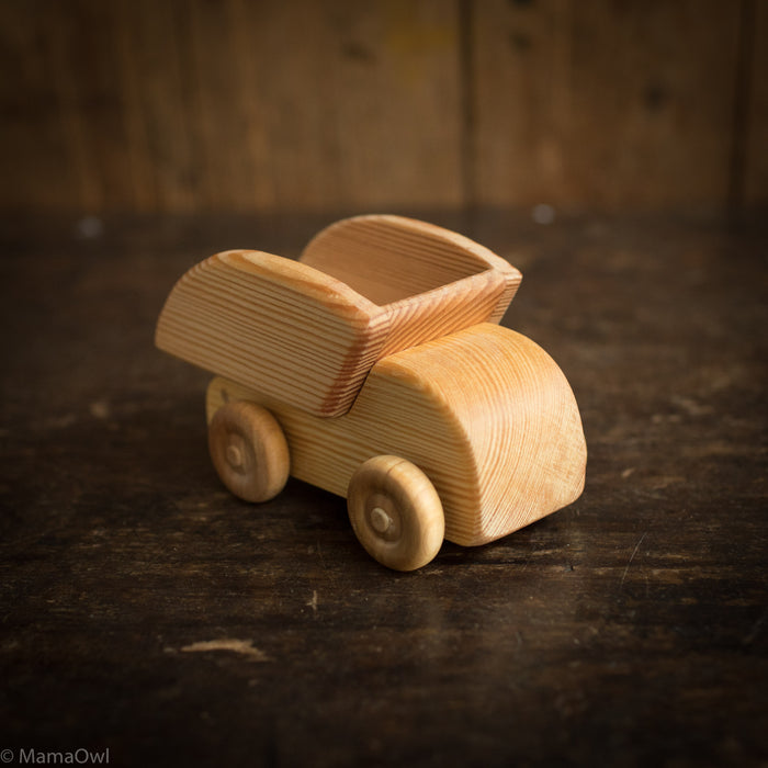 Wooden Small Dump Truck