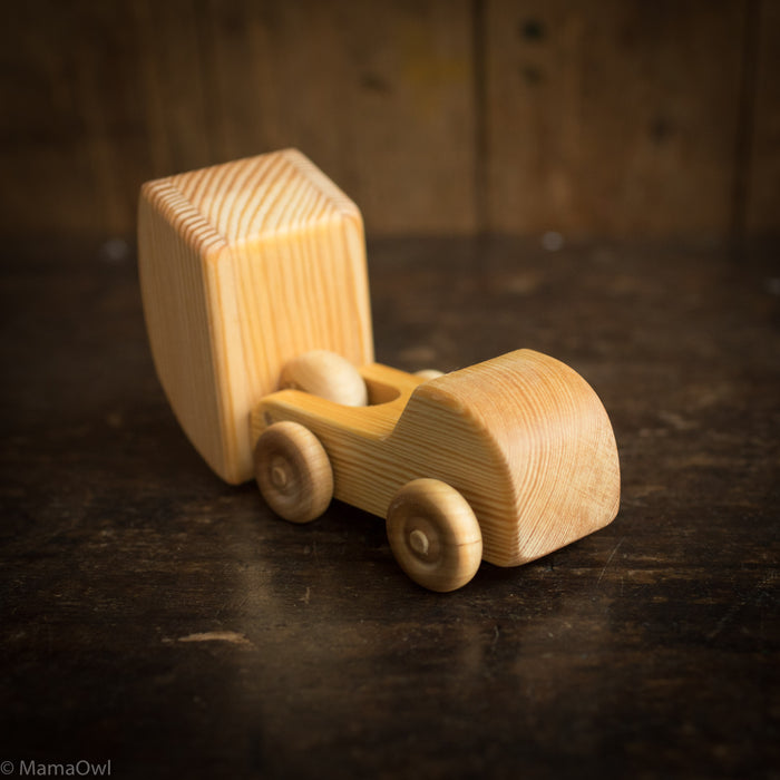 Wooden Small Dump Truck