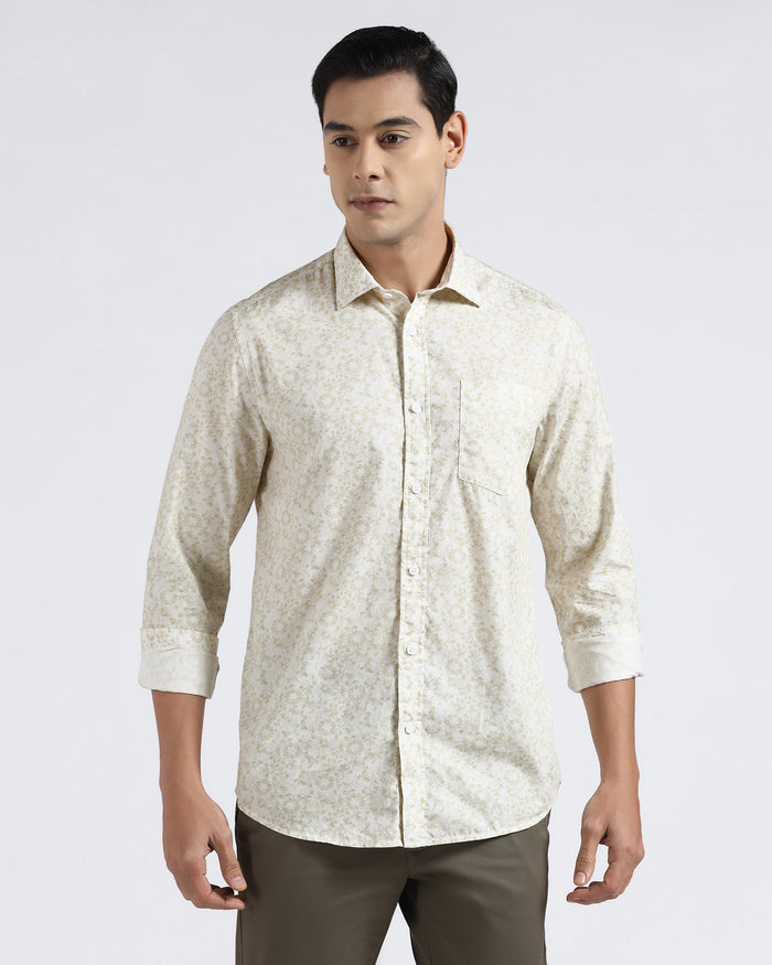 Yellow Printed Shirt - Frilo