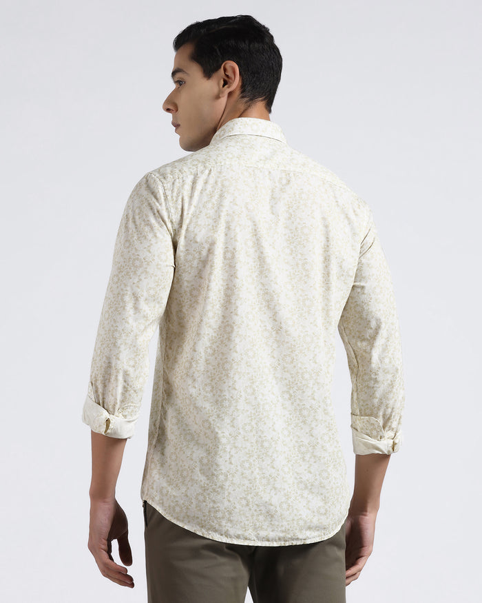 Yellow Printed Shirt - Frilo